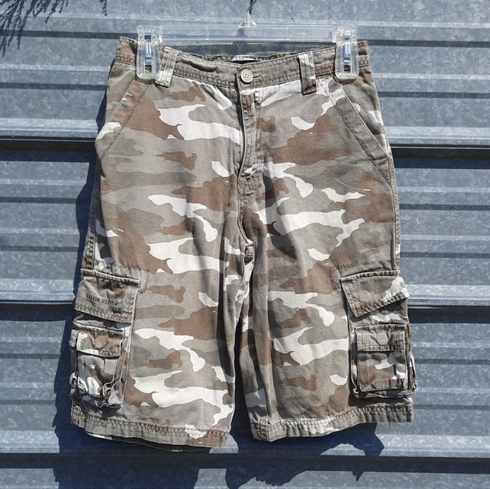 Calvin Klein Camouflage Cargo Shorts